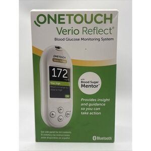 One Touch Verio Reflect Blood Glucose Monitoring System Bluetooth Exp 2028